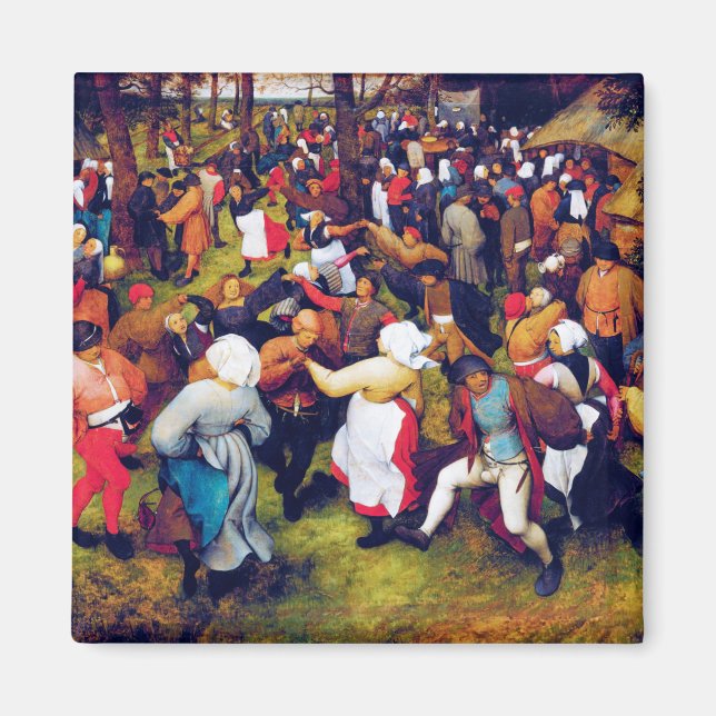 Der Hochzeitstanz, Pieter Bruegel Magnet (Vorne)