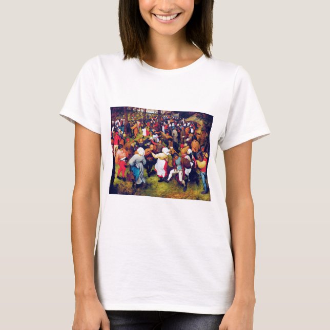 Der Hochzeitstanz, Pieter Bruegel T-Shirt (Vorderseite)