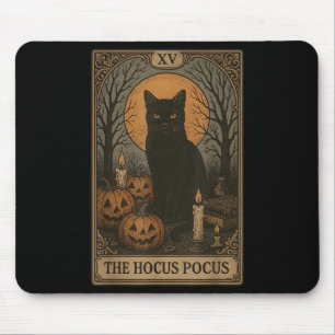 Der Hocus Pocus Kat Pumpkin Lantern Mystische Spoo Mousepad