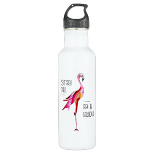 Der hohe Flamingo-Stand ist fabelhaftes lustiges Edelstahlflasche