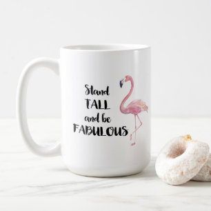 Der hohe Stand und ist fabelhafter Flamingo Kaffeetasse