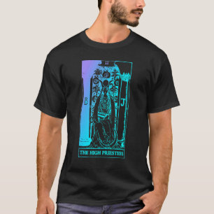 Der Hohepriester-Tarot-Kartenreiter wartet auf Hex T-Shirt