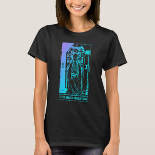 Der Hohepriester-Tarot-Kartenreiter wartet auf Hex T-Shirt