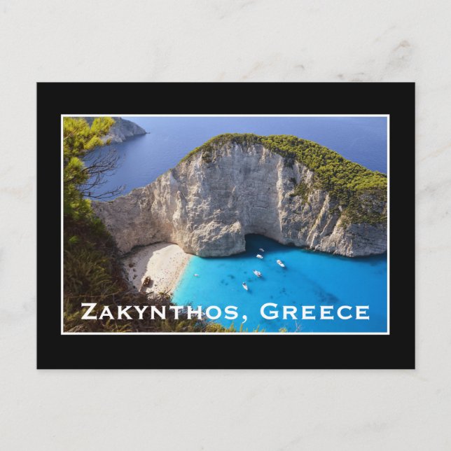 Der Höhepunkt der Götter - Zakynthos enthüllt Postkarte (Vorderseite)