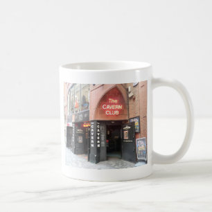 Der Höhlen-Verein in Liverpools Mathew Straße Kaffeetasse