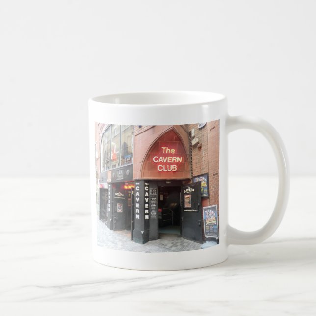 Der Höhlen-Verein in Liverpools Mathew Straße Kaffeetasse (Rechts)