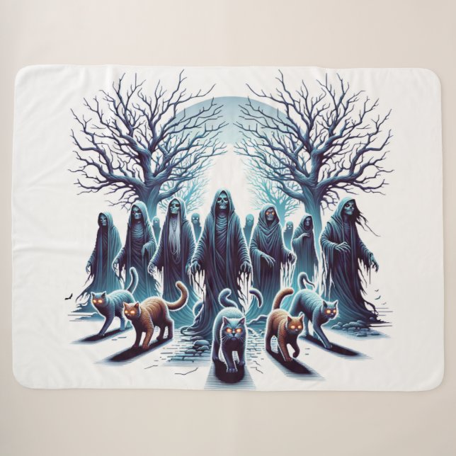 Der Hollow Path - Augen im Nebel Sherpadecke (Vorderseite (Horizontal))