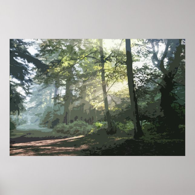 DER HOLZPFAD 4 POSTER (Vorne)