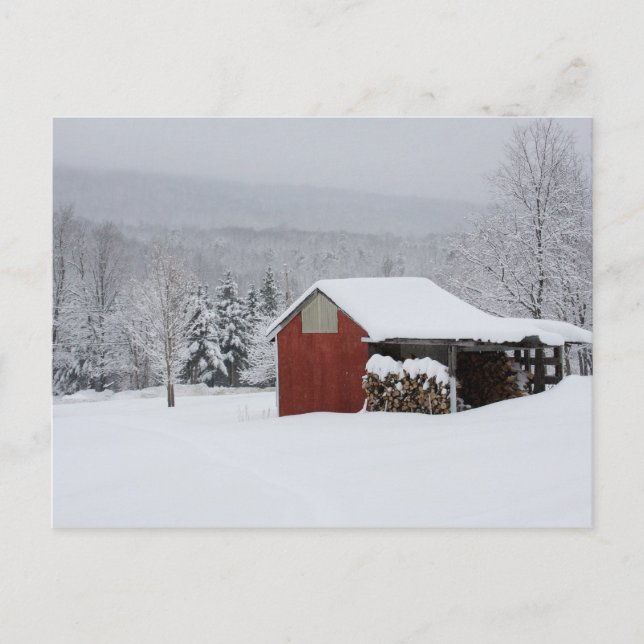 Der Holzschuppen Postkarte (Vorderseite)