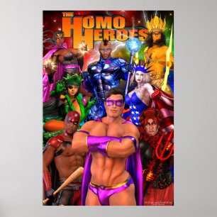 DER HOMO HEROES POSTER