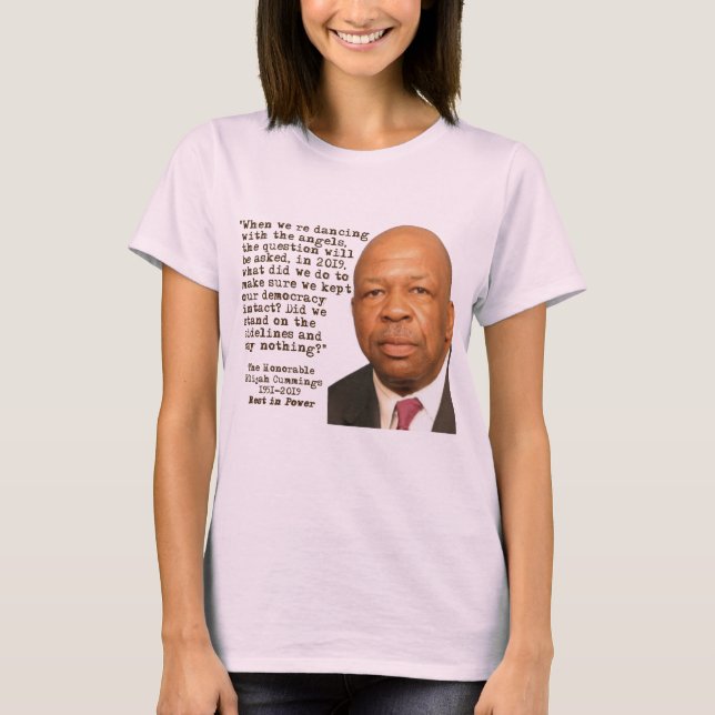 Der Hon.Elijah Cummings T-Shirt (Vorderseite)
