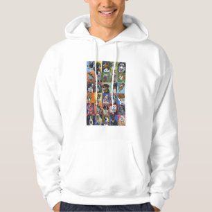 Der Hoodie der Hunde- Porträt-Reihen-Männer