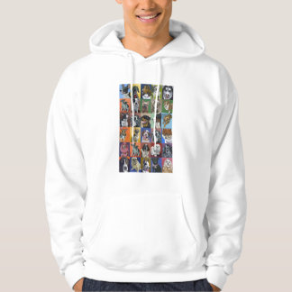 Der Hoodie der Hunde- Porträt-Reihen-Männer