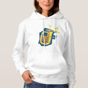 Der Hoodie der Tuba-Instrument-Frauen