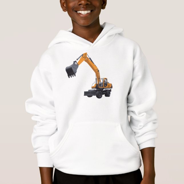 Der Hoodie des Bagger-Kindes (Vorderseite)
