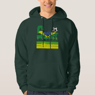 Der Hoodie mutiger Fußball-Brasilien-Männer