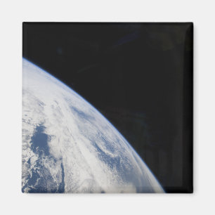 Der Horizont der Erde und die Schwärze des Weltrau Magnet