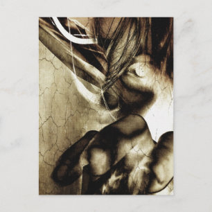 Der Horror, das Ziel zu erreichen Postkarte