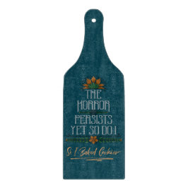 Der Horror hält an, also habe ich Kekse sarkastisc Schneidebrett