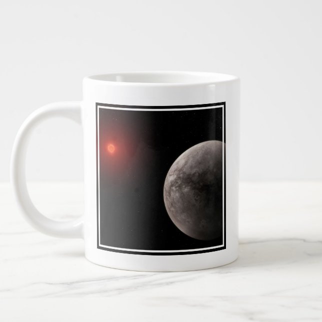 Der Hot Rocky Exoplanet Trappist-1 B. Jumbo-Tasse (Links)