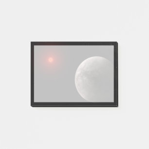 Der Hot Rocky Exoplanet Trappist-1 B. Post-it Klebezettel