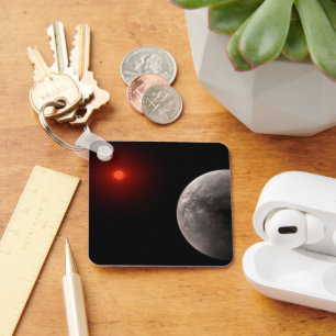 Der Hot Rocky Exoplanet Trappist-1 B. Schlüsselanhänger