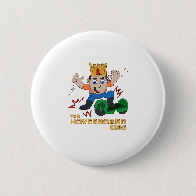 Der Hoverboard King Button (Vorderseite)