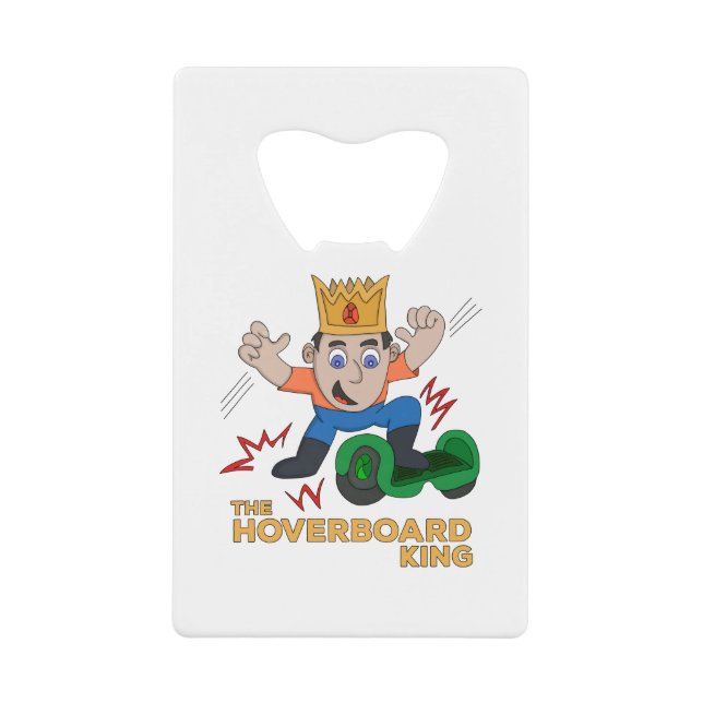 Der Hoverboard King Geldbeutel Flaschenöffner (Vorderseite)
