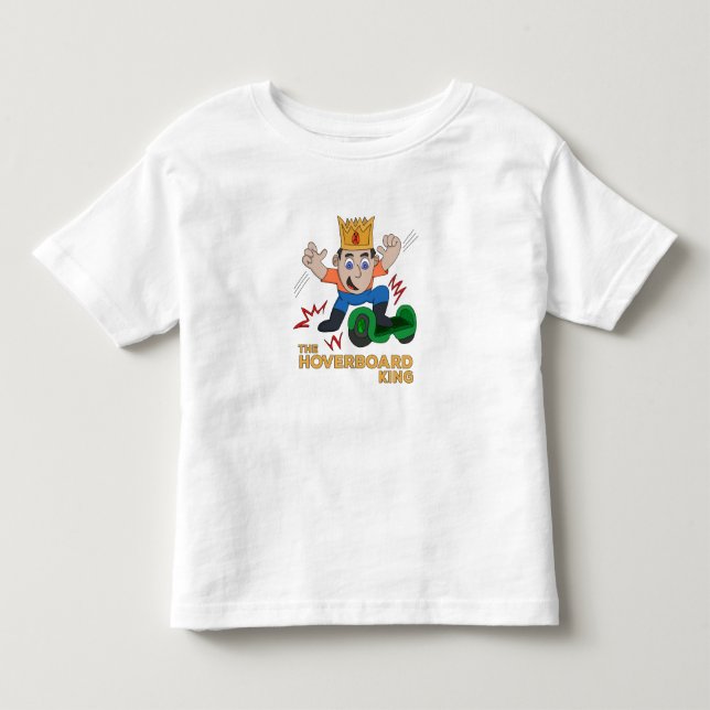 Der Hoverboard King Kleinkind T-shirt (Vorderseite)