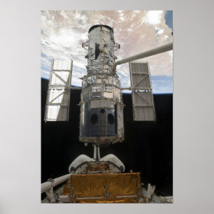 Der Hubble-Weltraumteleskop Space Shuttle Atlant Poster