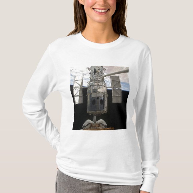 Der Hubble-Weltraumteleskop Space Shuttle Atlant T-Shirt (Vorderseite)