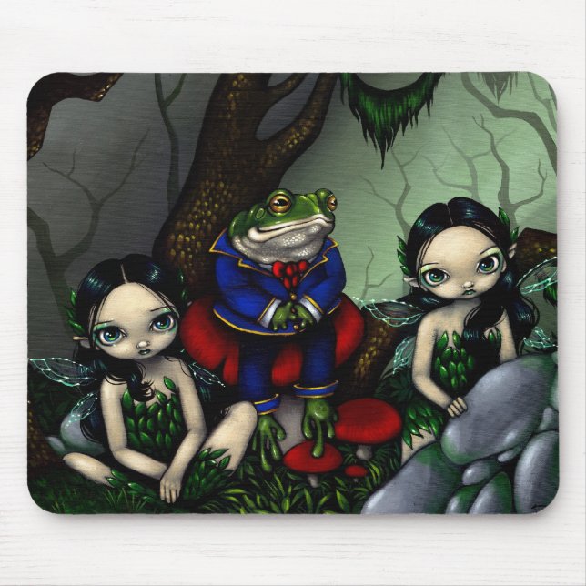 "Der hübsche Frosch" Mousepad (Vorne)