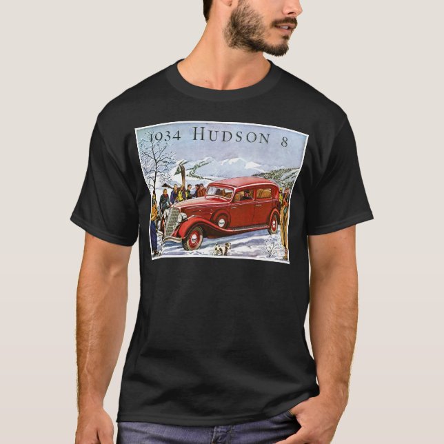 Der Hudson 1934 8 - Vintage Anzeige T-Shirt (Vorderseite)
