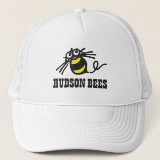 Der Hudson-Bienen-Baseballmütze (weiß) Truckerkappe