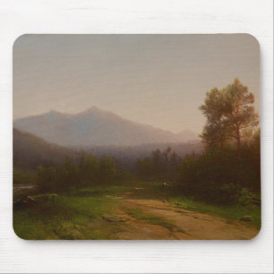 Der Hudson-Landschaft, c.1860-5 (Öl auf Leinwand) Mousepad