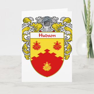 Der Hudson-Wappen/Familienwappen (überzogen)