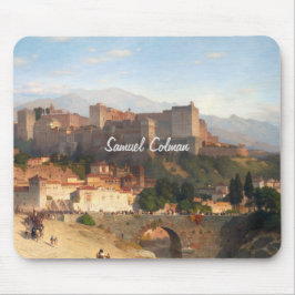 Der Hügel der Alhambra, Granada Samuel Colman Mousepad