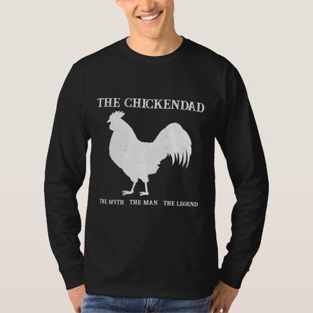 Der Hühner-Vater Pe T-Shirt (Vorderseite)