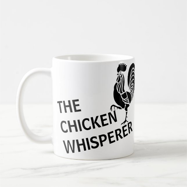 Der Hühnerflüsterer Hühnerfarm-Haus-Mug Kaffeetasse (Links)