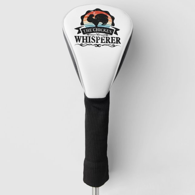 Der Hühnerflüsterer Lustig Golf Headcover (Vorderseite)