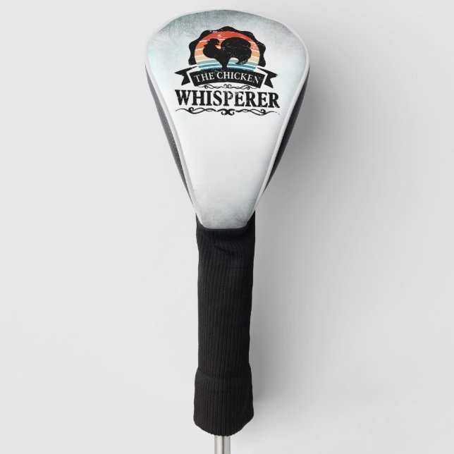 Der Hühnerflüsterer Lustig Golf Headcover (Vorderseite)