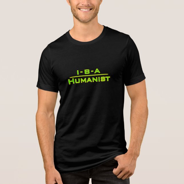 Der Humanist Tri-Blend Shirt (Vorderseite)