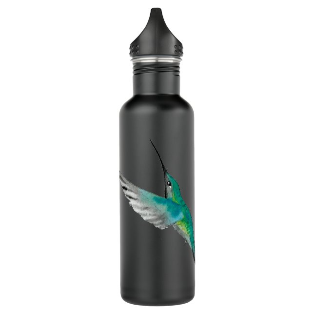 Der Hummingvogel von Rivoli Edelstahlflasche (Links)