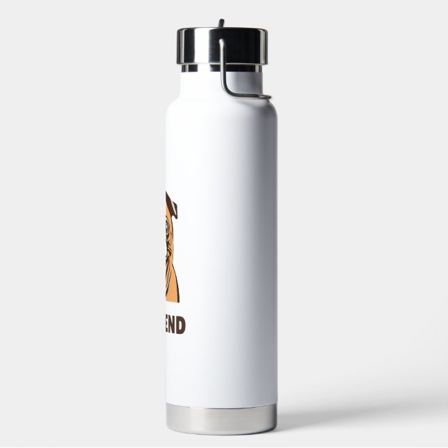 Der Hund ist mein Freund Trinkflasche (Links)