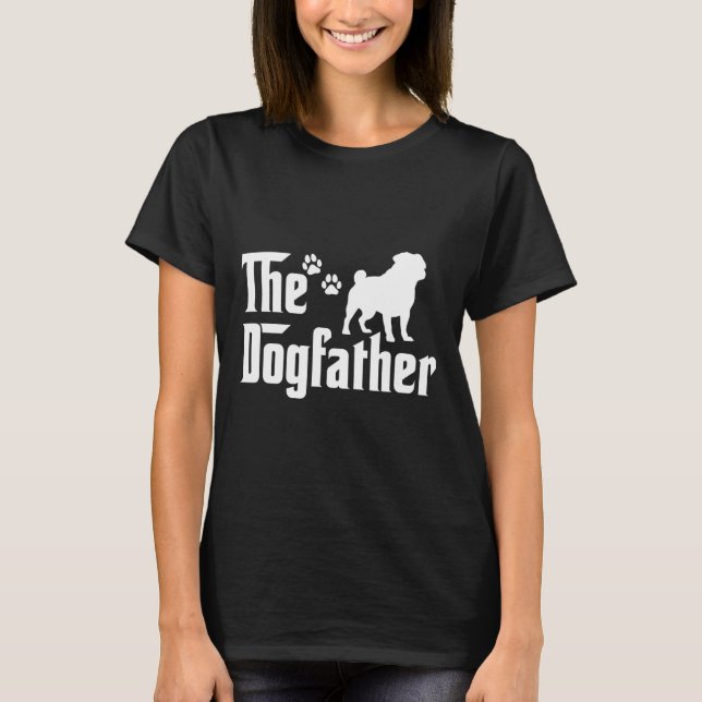 Der Hund-Pate Tee Vatertag Geschenk Vater - Hunde  (Vorderseite)