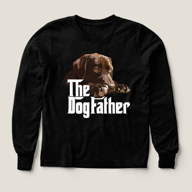 Der Hundevater Brown Labrador Schokolade (Design Vorderseite)