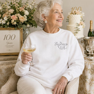 Der Hundred Club Vintage 100. Geburtstag Sweatshirt
