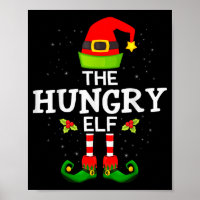 Der hungrige Elf Weihnachten Familie passende Pyja