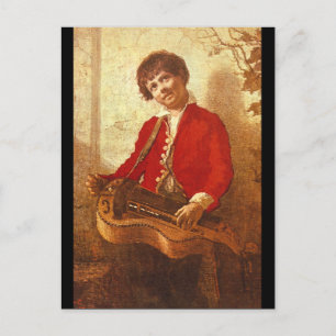 Der Hurdy-Gurdy Boy_Groups und Figures Postkarte