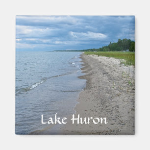 Der Huronsee-Sommer-Strand Magnet